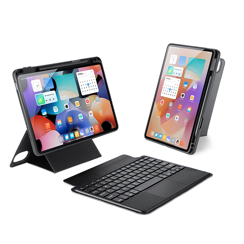 DUXDUCIS es una funda protectora con teclado inalámbrico para la tableta Xiaomi Pad8Pro, con separación magnética y funda tipo Magic Keyboard.
