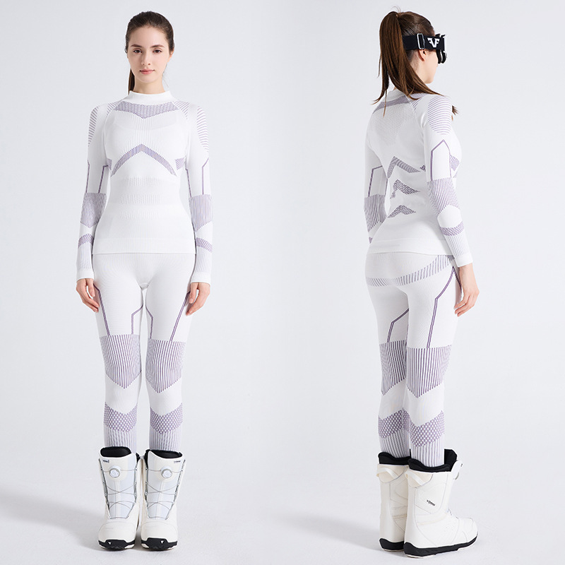 Ski Quick-drying Underwear Warm Compression Perspiration Breathable Women's Outdoor Mountaineering Sportswear Functional Tight suit