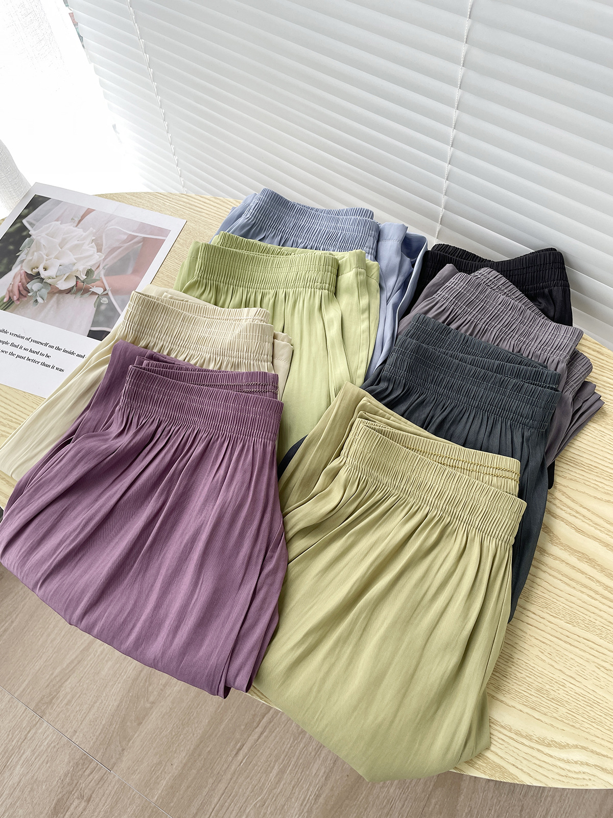 Women's Daily Simple Style Solid Color Full Length Casual Pants display picture 13