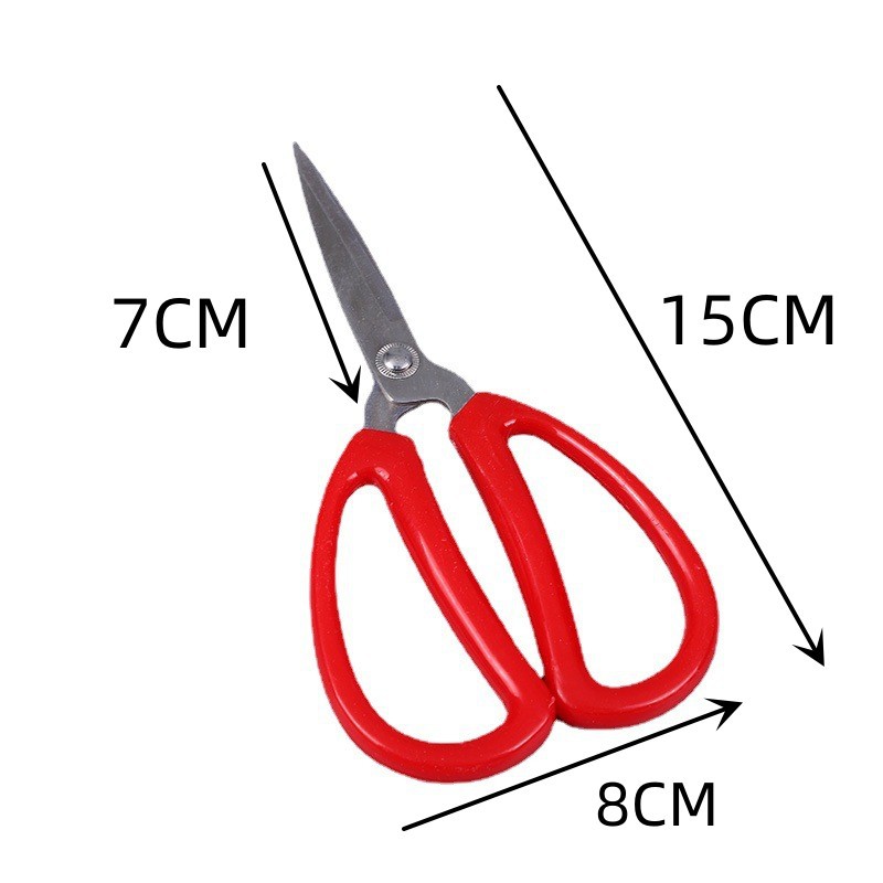 散装红柄剪刀民用剪子学生美术剪刀家用剪刀办公剪手工剪五金百货详情5