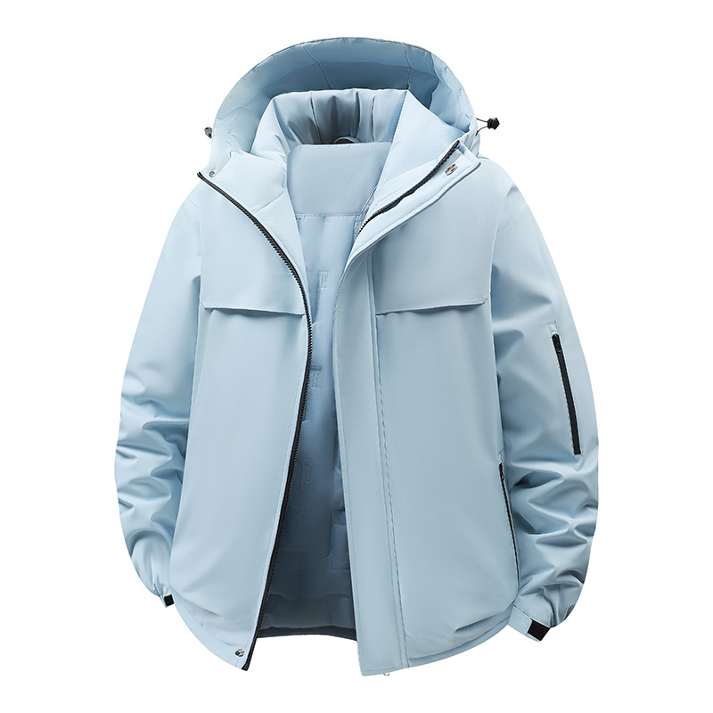 2025 Winter Jacket All-In-One Cotton Jacket for Men and Women, Warm and Thickeneded Outdoor Sports Windproof and Waterproof Work Jacket