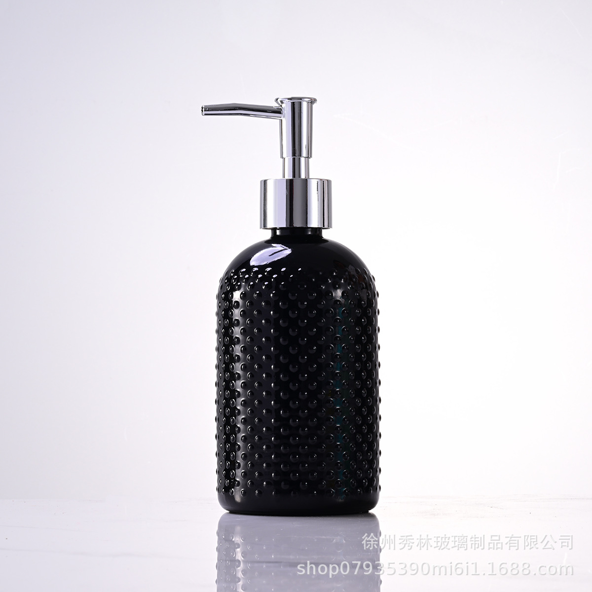 Botella de desinfectante de manos de vidrio champú acondicionador botella multicolor europeo retro botella de cosméticos de aceite esencial