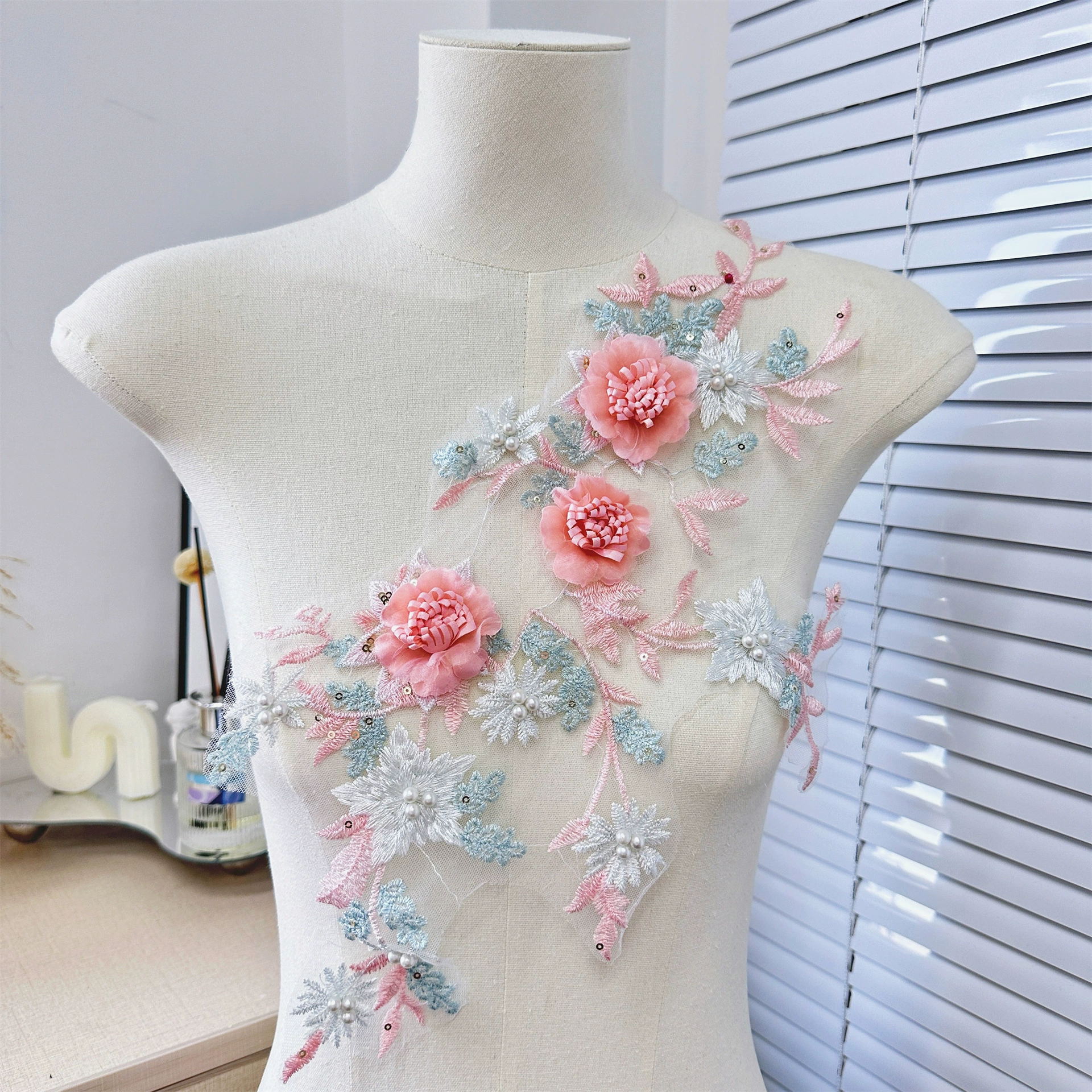 Lace sticker, fashionable wedding dress lapel pin, new collection, wholesale