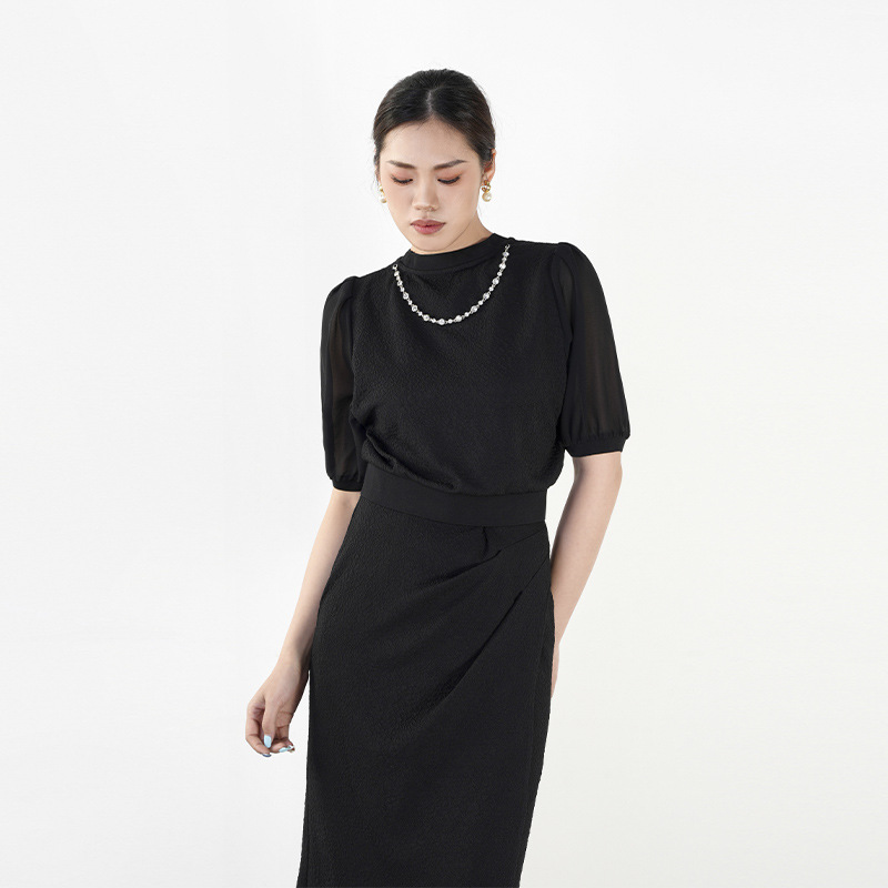 Elegant retro black set