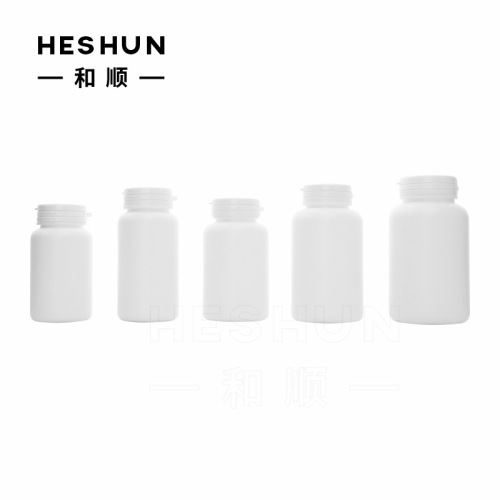 Export HDPE 120cc 150cc white health product bottles DHA gelling capsules protect selenium peel pull tablets bottles