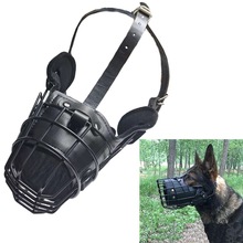 跨境狗狗用品防咬德牧马犬战术可调节狗口笼防吠咬宠物训练用品