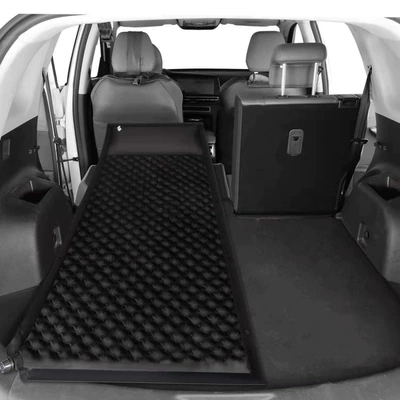 Bed Car Sleeping Mattress, Vehicle-mounted inflatable bed - default-single-suede-elegant-gray-5cm
