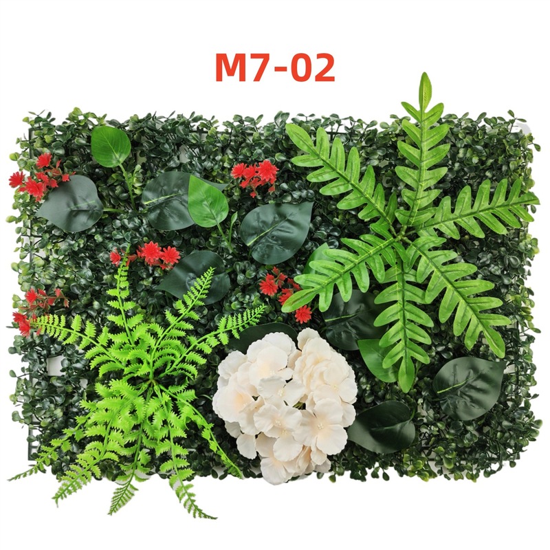 人造植物墙仿真立体绿植墙面挂式塑料假草坪门头阳台室内外装饰|undefined