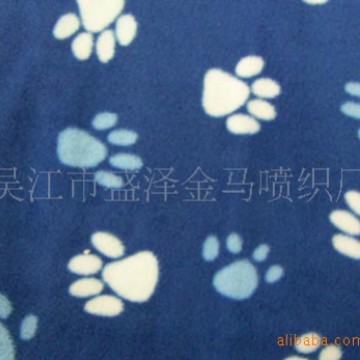 供应高质量超细纤维双面绒印花布，超纤速干印花双面绒