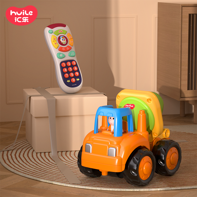 Mixing truck [random hair color matching]+remote control