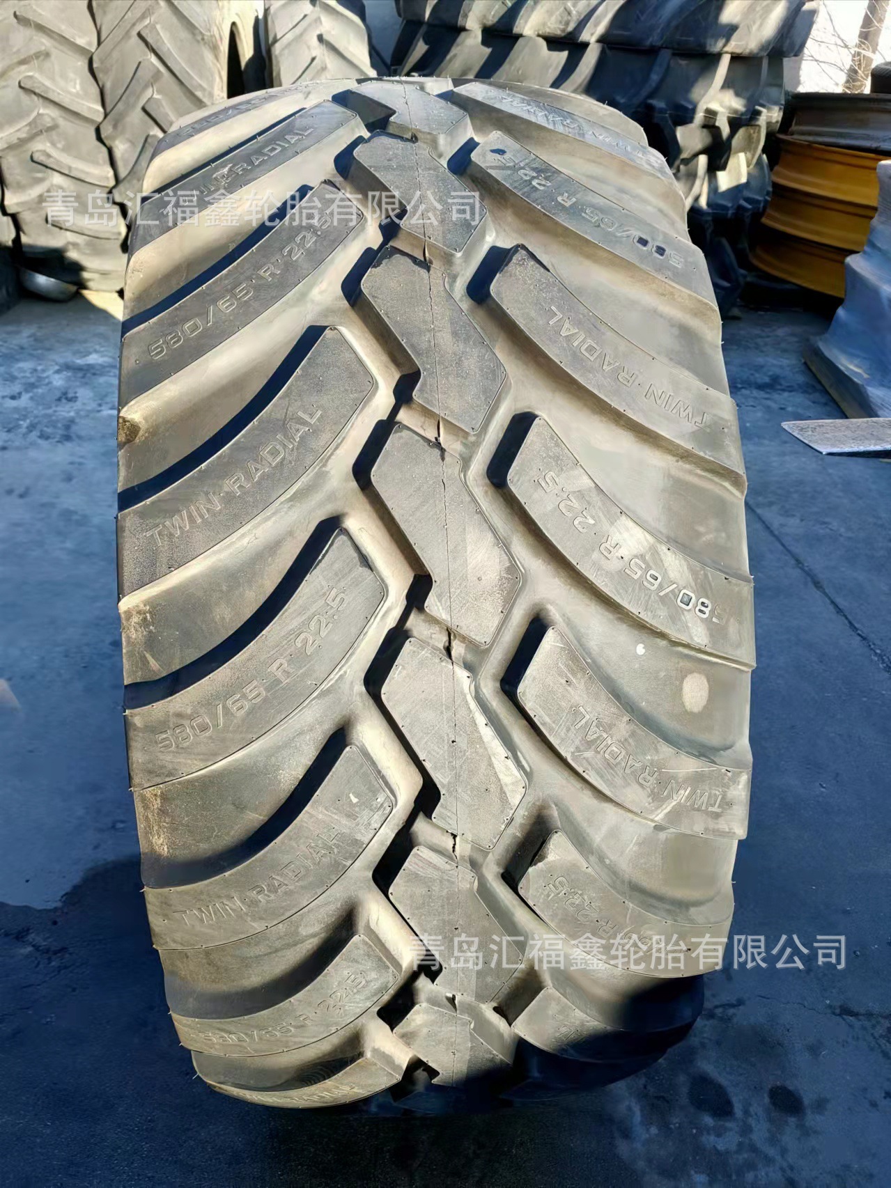 供应撒粪车轮胎560/60R22.5 580/65r22.5 可接受订单生产