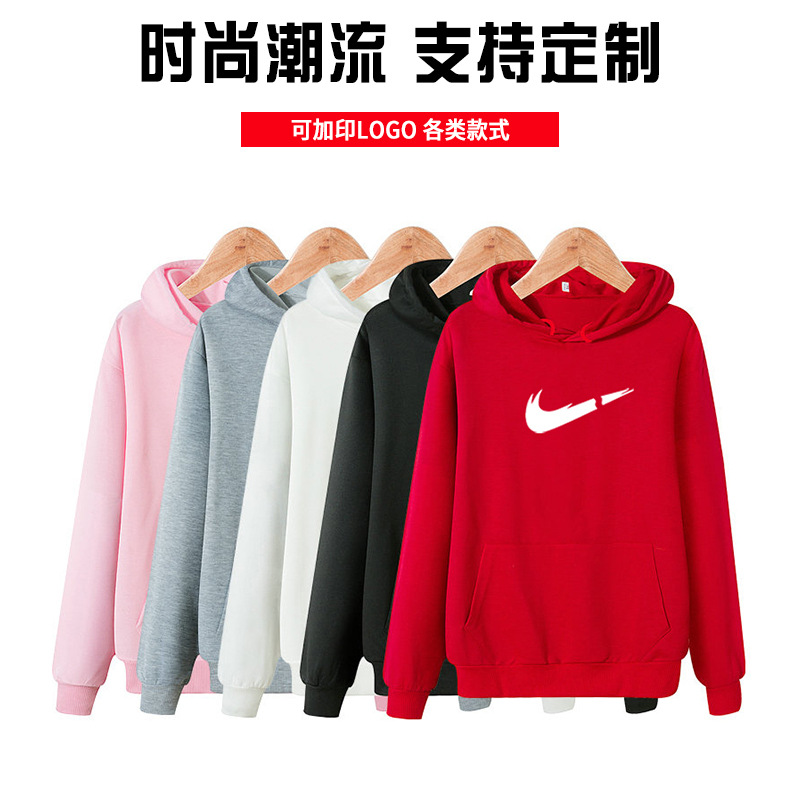 European code manufacturers supply new personalized hoodie sweater men's and women's couples pullover hooded sports leisure sweater thin
