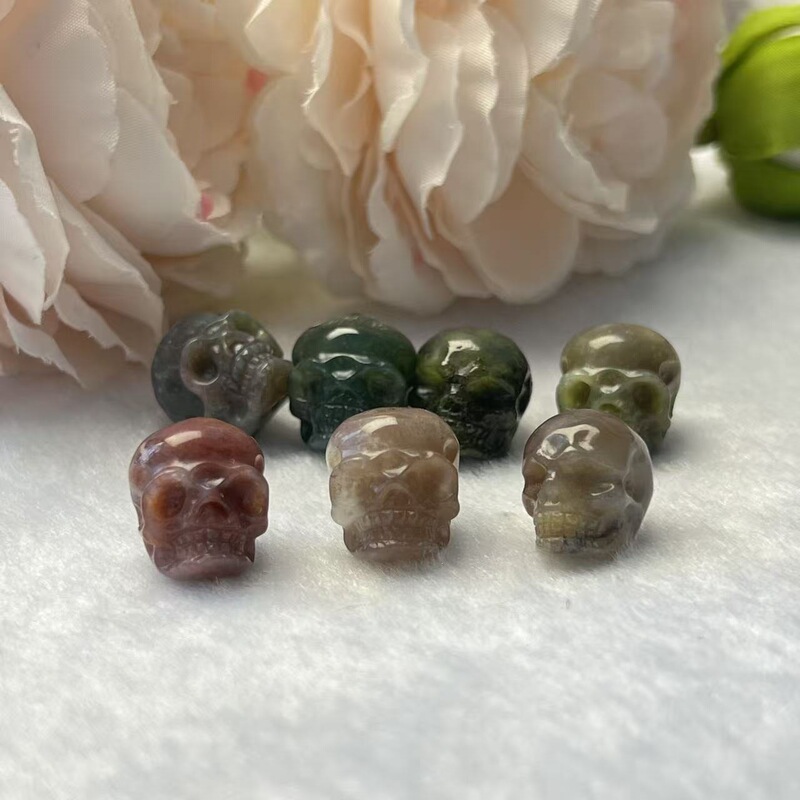Dzi Beads Indian Agate Carved Shituo Lin Single Beads Accessories Loose Beads DIY Jewelry Bracelet