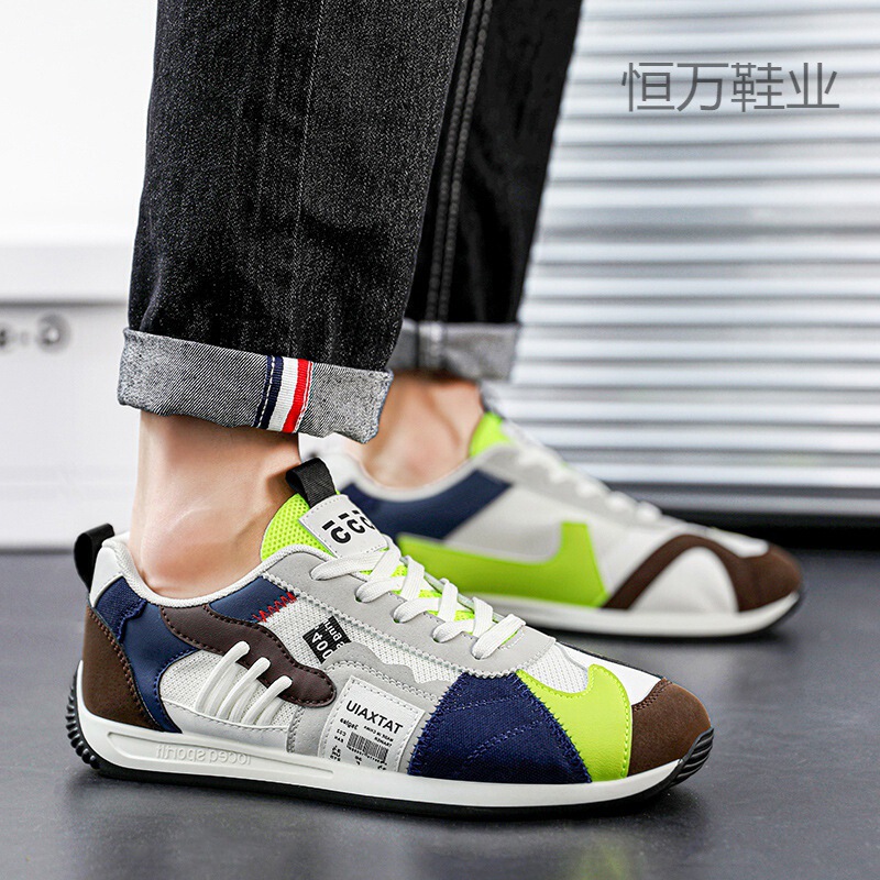 Fujian Major manufacturers summer personalized men's shoes sneaker fashion trendy casual outdoor mesh shoes breathable Men's shoes for students