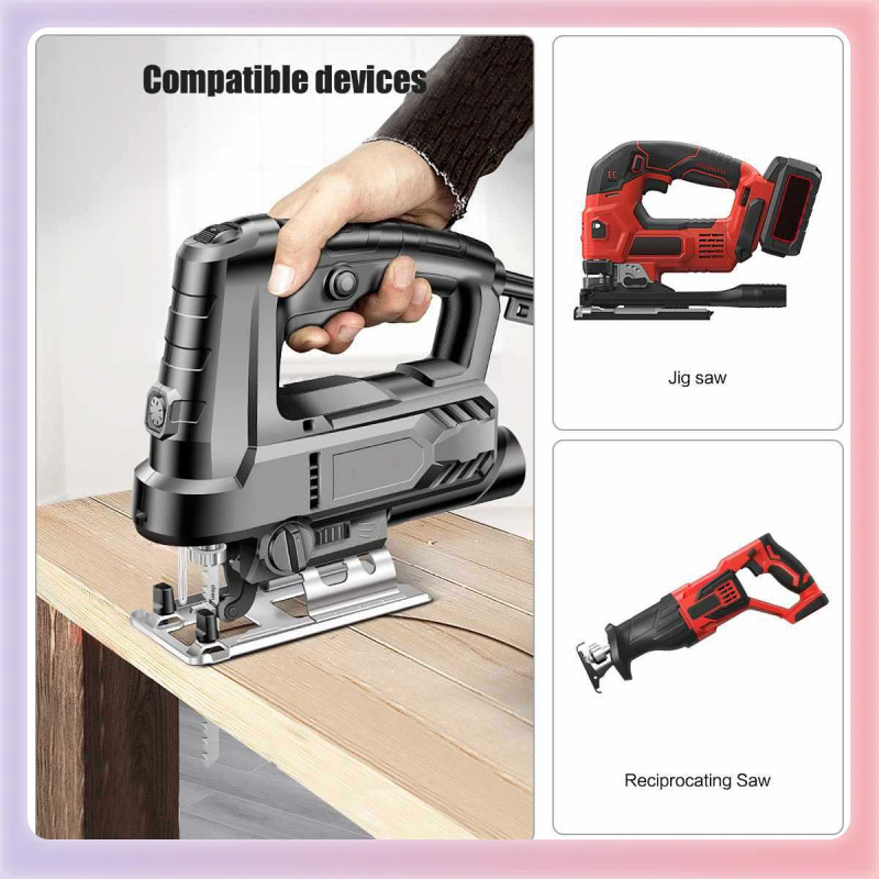 ✅木工曲线锯条 粗齿往复锯锯条套装实木铝合金塑料切割电钻配件