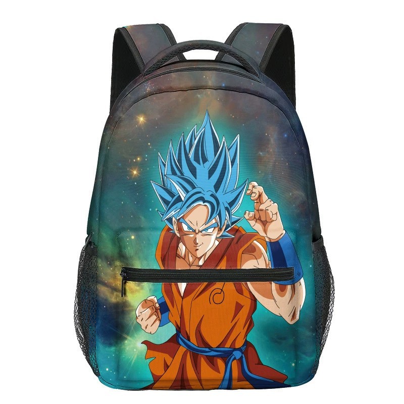 3D transfronterizo impresión de doble cara siete bolas de dragón nuevo dibujo animado bolsas escolares de estudiantes de primaria y secundaria mochila para niños mochila