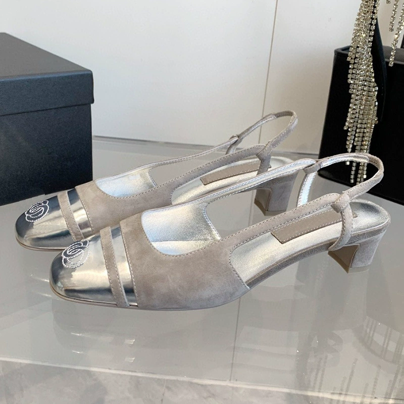 Летние маленькие высокие сандалии, обувь, стиль Chanel