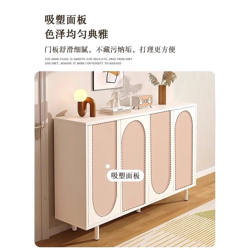 クリームスタイルの靴キャビネット、家の玄関、玄関キャビネット、屋内壁面収納キャビネット、バルコニー収納キャビネット、廊下靴ラック|undefined