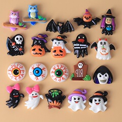 新型ハロウィンアクセサリーかぼちゃの幽霊コウモリ眼球DIY手作り材料樹脂アクセサリーメーカー