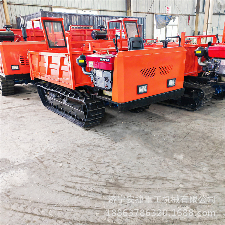 单缸水冷3吨履带车 农田果园履带运输车 拉沙石爬山虎运输车