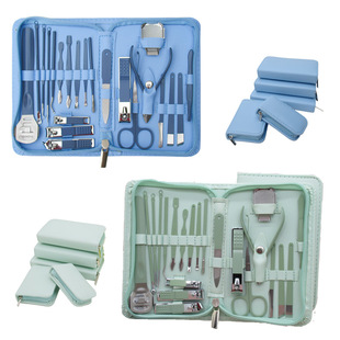 Nail Clipping Set in Stock Manicure Nail Clipper Set 18 Pieces Nail Clippers Nail Scissors Beauty Manicure and Pedicure Tools