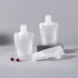 Косметическая тара для путешествий, портативная сумка, прозрачное очищающее молочко, бутылка, увеличенная толщина, пробник