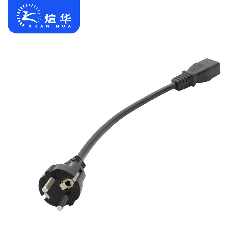 Manufacturers supply C13 power cord straight end C13 plug cord three-core European standard waterproof IP44 power cord Manufacturers supply C13 power cord straight end C13 plug cord three-core European standard waterproof IP44 power cord