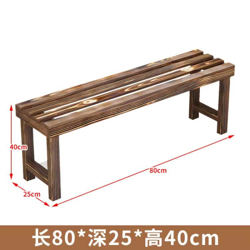&フラワースタンド収納ラック無垢材炭化はしご多層バルコニー床置き防錆木材屋内屋外ポトス植木鉢ラック|undefined