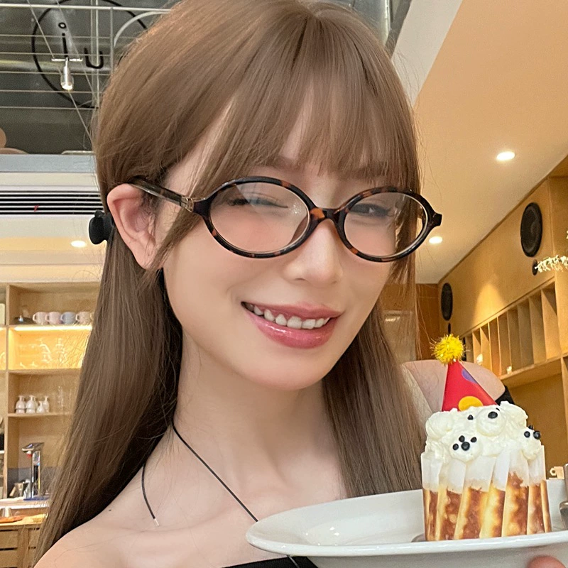 Казармовая рама для зеркала, модель Zhang Yuanying того же типа цветной, очки при близком зрении, синий свет, плоский свет, можно установить доставку зеркала盒