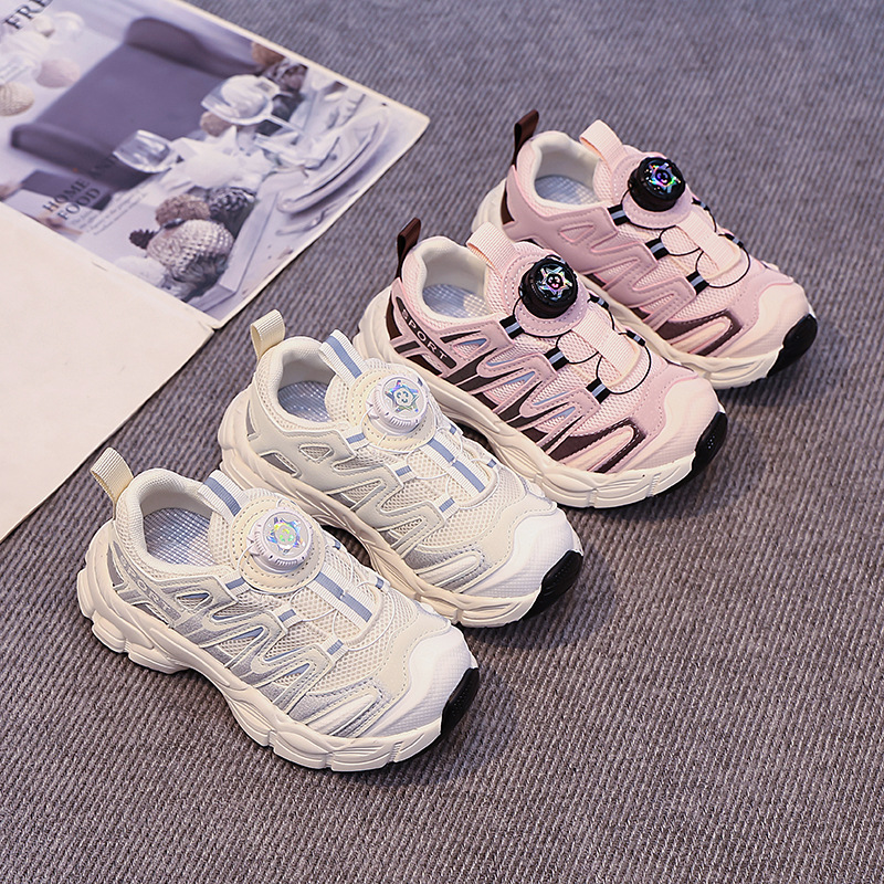 Girls' Shoes Korean Style Ugly-Cute Sneakers 2026 New Model Boys' Lightweight Running Shoes Girls' Fashionable Versatile Casual Non-Slip Shoes