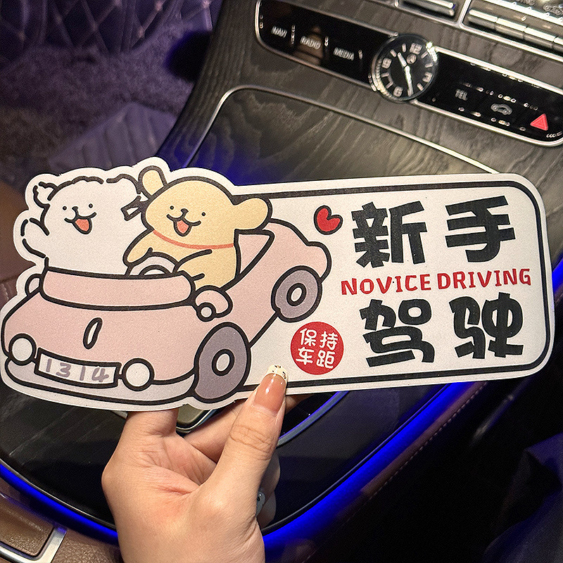 Upgraded magnets/car paint can be reused [Two Driving Puppies - Novice Driving]