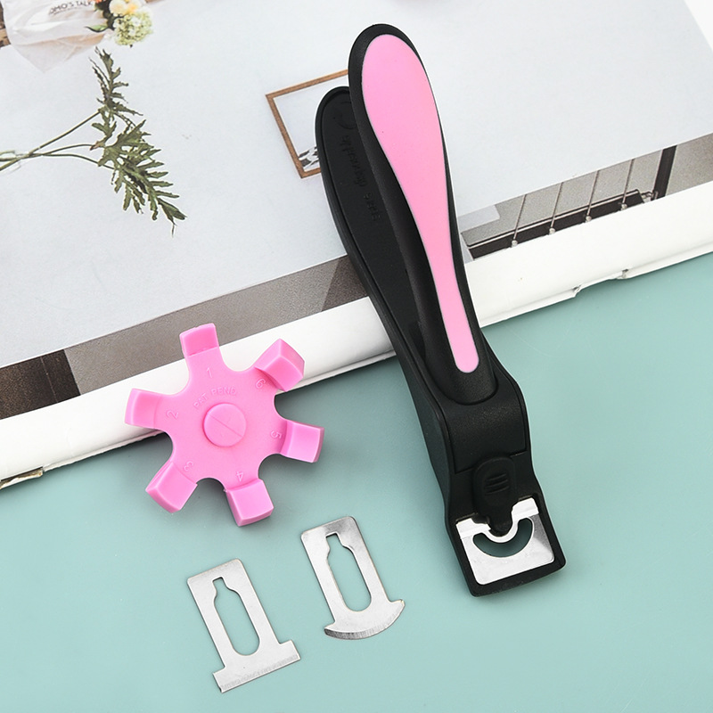 Fábrica de manicuras tijeras cuchillas reemplazables cortadoras de uñas francesas cortar herramientas de manicuras redondas U-tijeras mayoristas