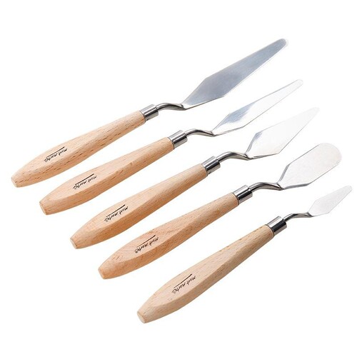 Oil painting scraper set for art students special gouache acrylic paint oil pastel palette knife pick knife soft painting knife