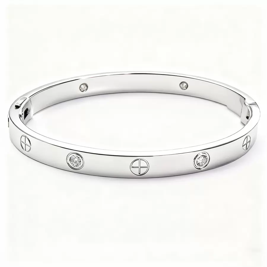 跨境爆款微镶锆石满天星手镯女轻奢风潮网红不掉色手饰卡家