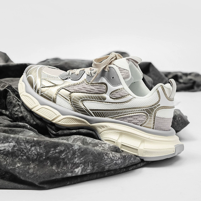 Нишевые модные брендовые мужские кроссовки-туфли dad shoes с толстой сеткой подошвы, универсальная модная обувь, новые парижские кэжуал кроссовки для пары, женская обувь