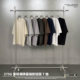 Chain Trendy Men's Wear Heavy Trendy Brand Boxy Edition Simple Pure Cotton Basic T-Shirt Short Fat Loose Men's and Women's Short Sleeves