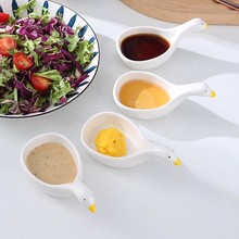 家用卡通蘸料碟可爱小碟子精致小吃碟韩式烤肉蘸料盘醋碟小号蘸碟