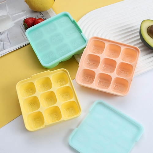 Baby food steamer mold, heat-resistant high-temperature rice cake, cartoon baking tool, baby sausage mold