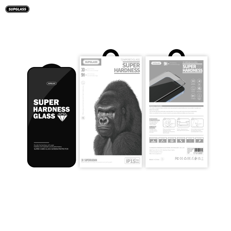 SUPGLASS hd強化膜はアップルiphone16 promax指紋防止リンゴ15携帯電話フィルムを適用している|undefined