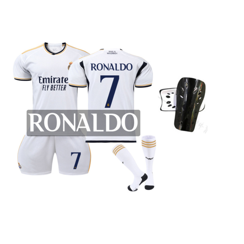 2324 Camiseta de fútbol del Real Madrid No. 7 Vinicius 5 Camiseta Belingham Mbappé 10 Modric Cross-border