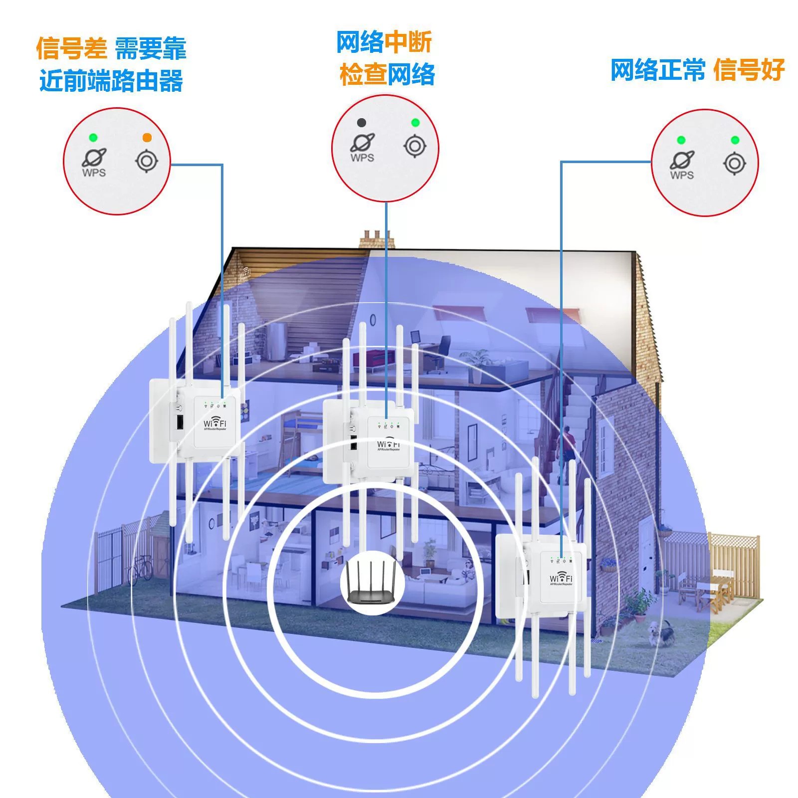 Усилитель сигнала Wi-Fi повторитель британского класса расширитель беспроводного маршрутизатора оптовая