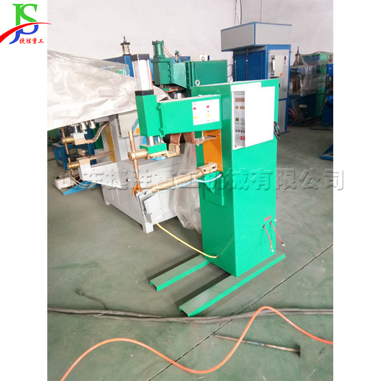 Máquina de soldadura de alambre neumático de brazo largo máquina de soldadura de malla máquina de soldadura por puntos pedal plataforma de alambre máquina de soldadura a tope de costura recta