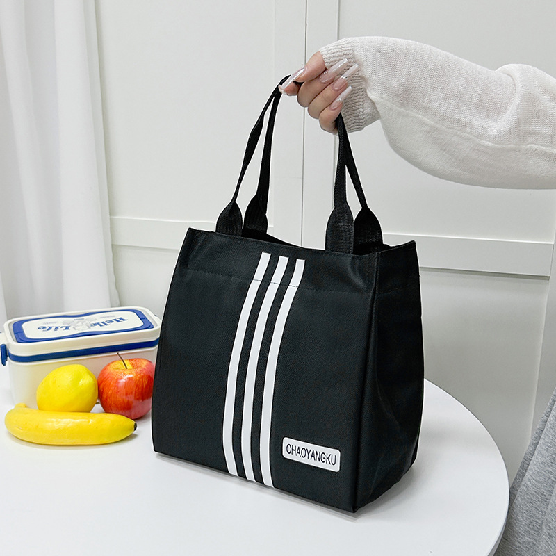 Multifunctional tote bag, cross-border aluminum foil bag, universal casual Oxford cloth insulated bag, suitable for work, and as a mommy's lunch bag