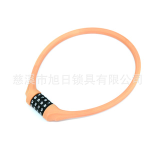 Genuine Rising Sun Silicone Lock Xr-S905 Mountain Bike Bicycle Lock Cycling Equipment Factory Price Advantage