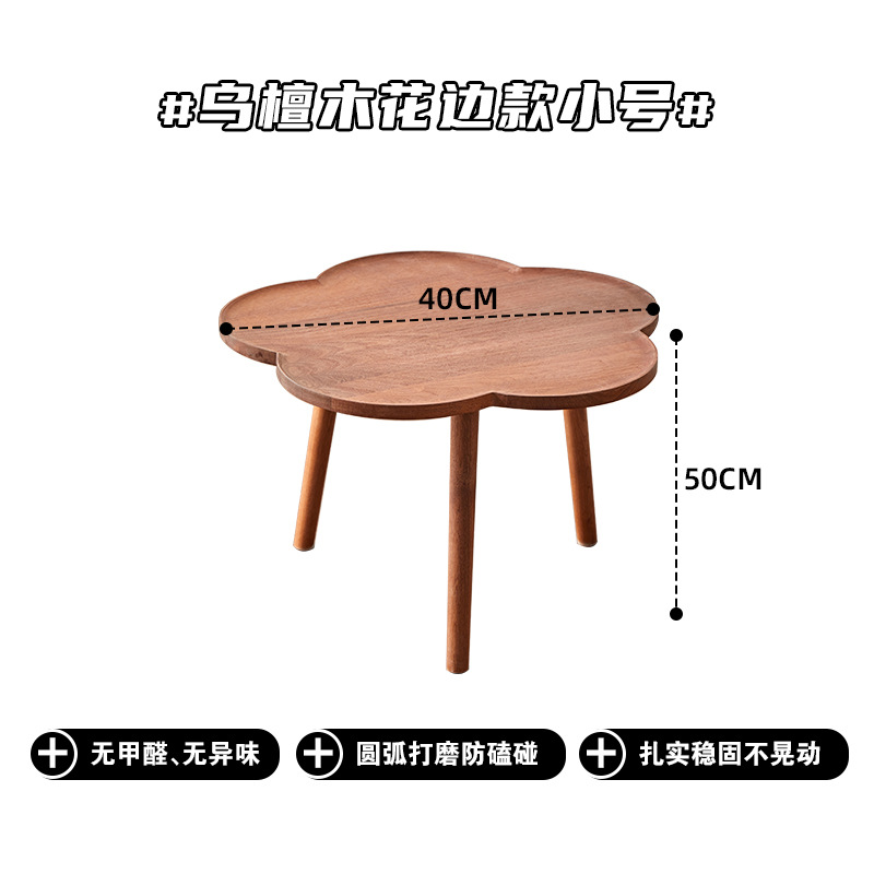 Mesa de té de lujo ligera, mesa de té de estilo pequeño, mesa de alquiler, mesa de sala de estar de alquiler, balcón para el hogar