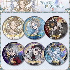 第五人格星河系列75MM吧唧拉丝银葱冷烫镭射徽章马口铁谷子周边