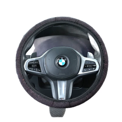 Steering wheel cover for all seasons, rearview mirror