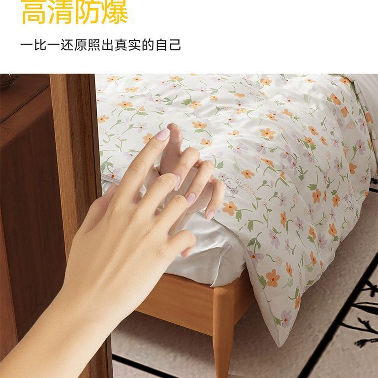 洞洞板穿衣镜旋转全身镜可移动落地镜家用衣挂架一体镜子试衣镜子|undefined