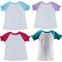 跨境亚马逊儿童短袖夏装棉T恤女童宝宝白T恤纯色韩版中小儿童短袖