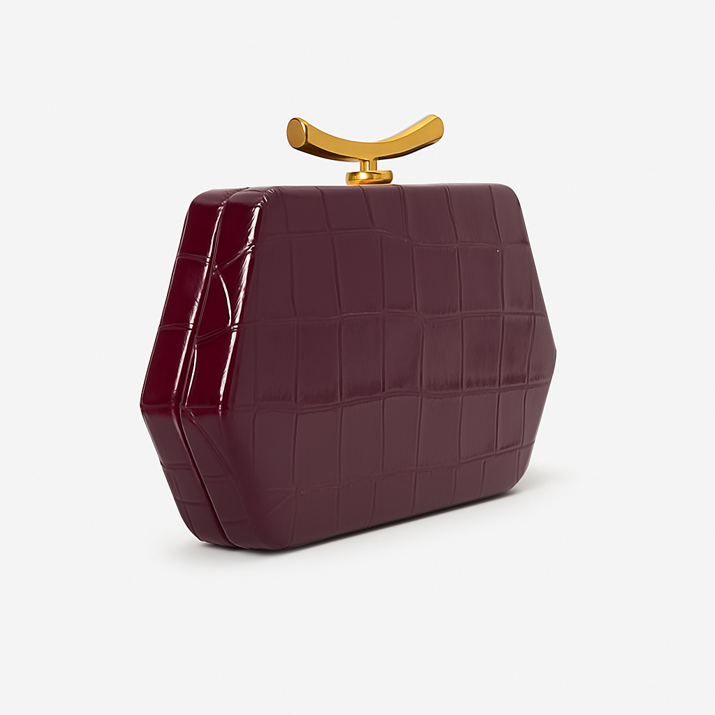 Sac bandoulière léger et luxueux pour femme, en PU gaufré crocodile, pochette élégante pour les soirées et le quotidien, sac tendance pour les mariages et les soirées._voghion.com